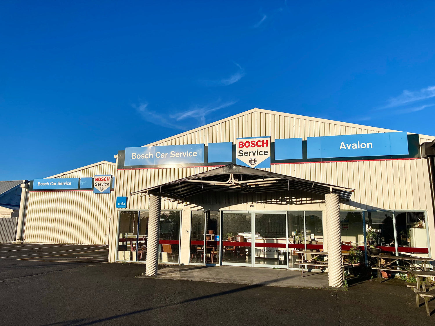Avalon Automotive workshop located at 43 Crawford Street, Avalon, Hamilton 3200