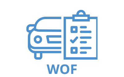 WOF service graphic for Avalon Automotive, Hamilton.